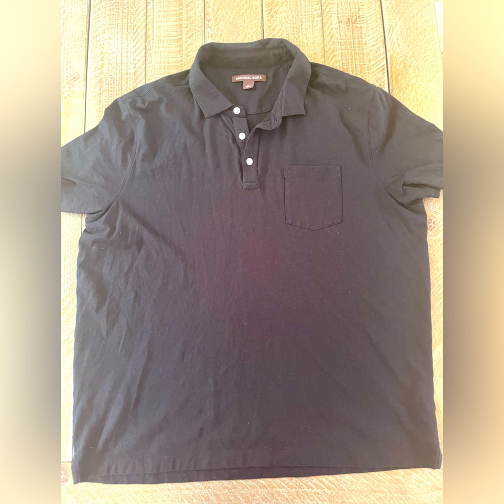Michael Kors Black Polo Shirt